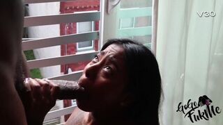 Cameron Cox destroys GoGo FukMe with Monster Dick - porn video