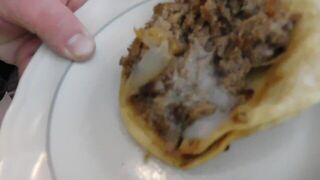 A fan came on my Taco and I ate it - porn video